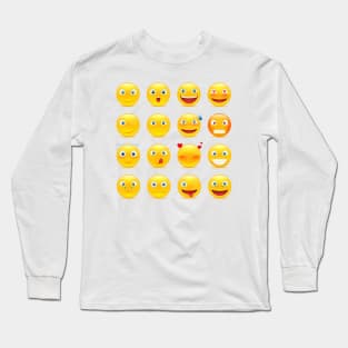 emoji Long Sleeve T-Shirt